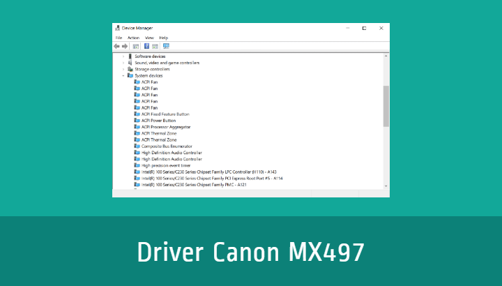 Driver Canon MX497