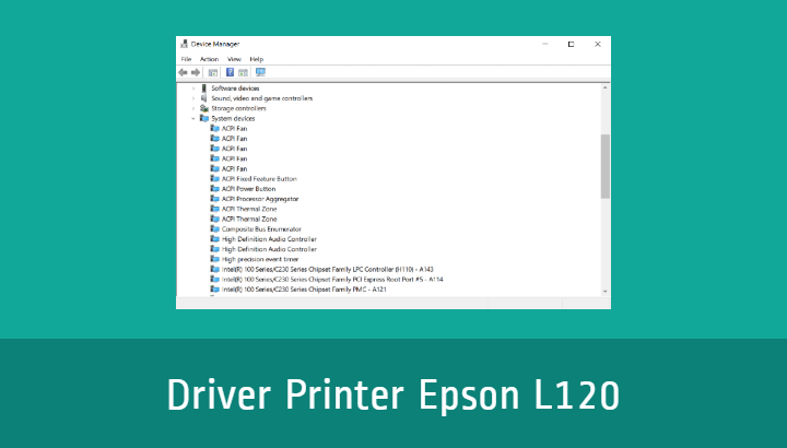 Driver Printer Epson L120